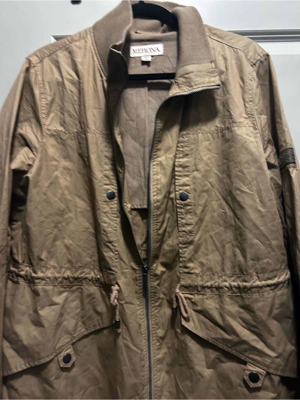 Merona Tan Military-Style Utility Jacket - Picture 2 of 7